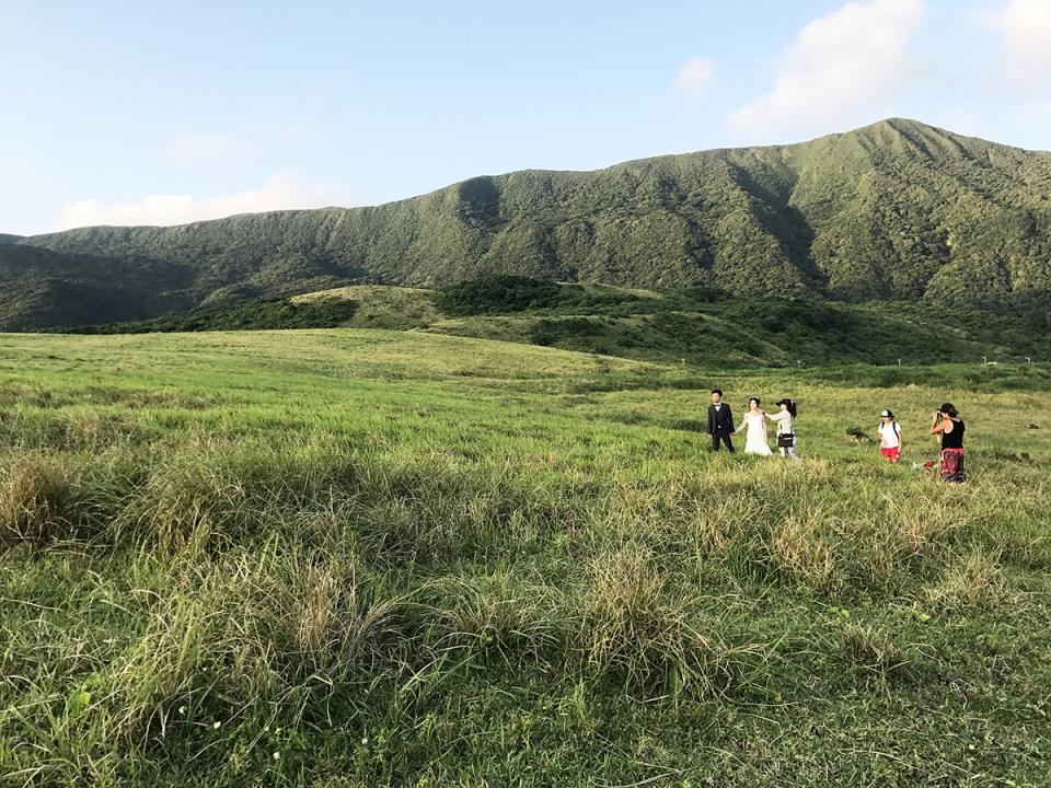 蘭嶼:開闊的草原與山