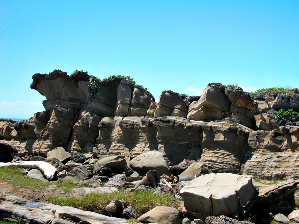 小野柳：海蝕岩景